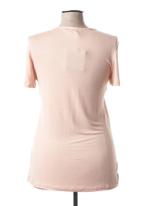 Blouse manches courtes manches courtes rose POUSSIERE D'ETOLE femme