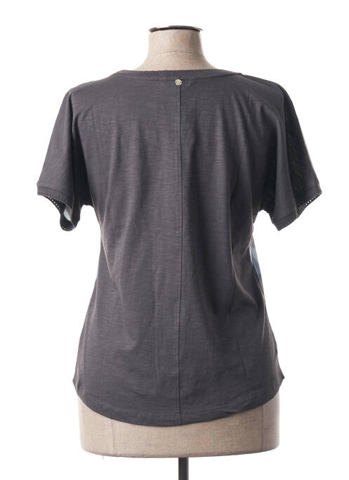 Blouse imprimé fleurs manches courtes beige SANDWICH femme