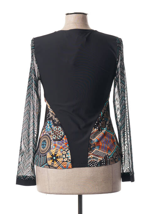 Gilet manches longues noir GARELLA pour femme