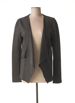 Veste casual coupe droite gris POUSSIERE D'ETOLE femme