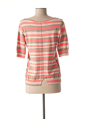 Gilet manches courtes coupe droite rose SANDWICH femme