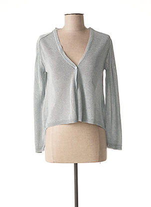 Gilet manches longues stretch gris LUNATISME femme
