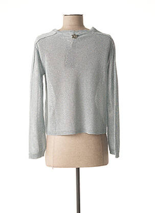Gilet manches longues stretch gris LUNATISME femme