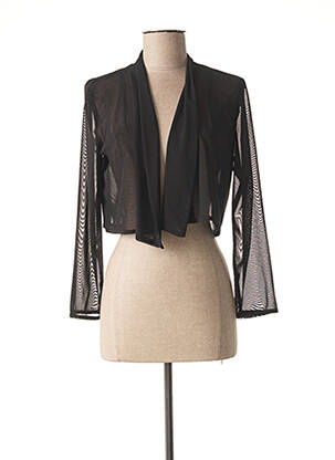 Veste casual coupe droite noir POUSSIERE D'ETOLE femme
