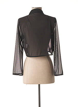 Veste casual coupe droite noir POUSSIERE D'ETOLE femme
