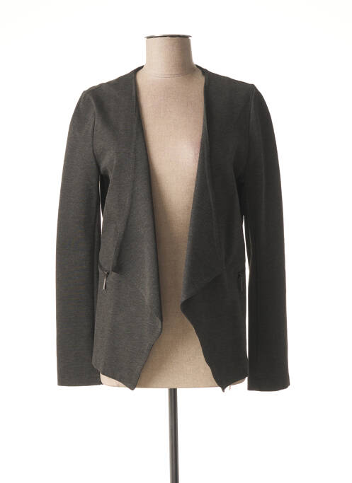 Veste casual coupe droite gris POUSSIERE D'ETOLE femme
