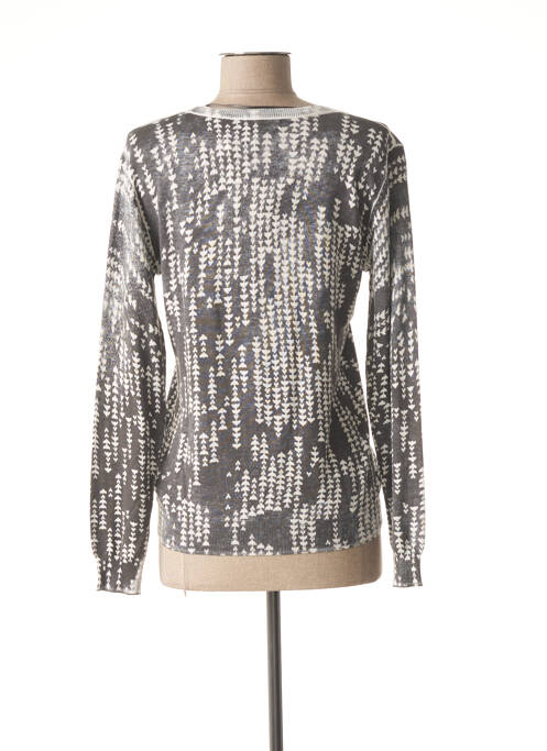 Gilet manches longues resserrée sur le bas gris SANDWICH femme