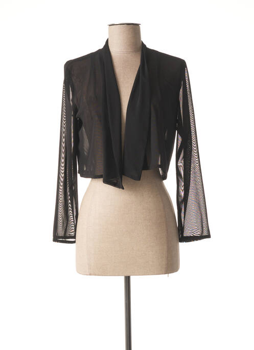 Veste casual coupe droite noir POUSSIERE D'ETOLE femme