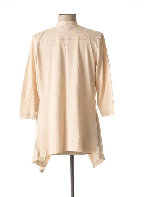 Gilet manches longues beige SANDWICH femme