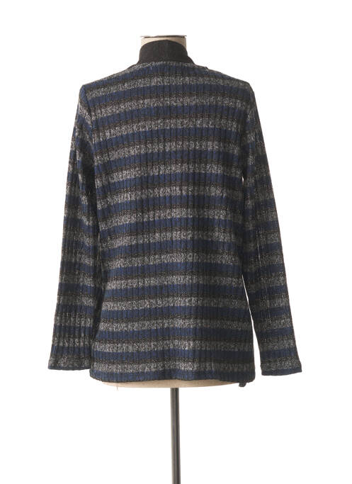 Gilet manches longues bleu CHATELET pour femme