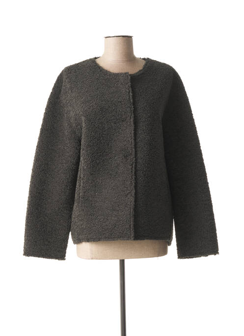 Manteau court gris RINO & PELLE pour femme