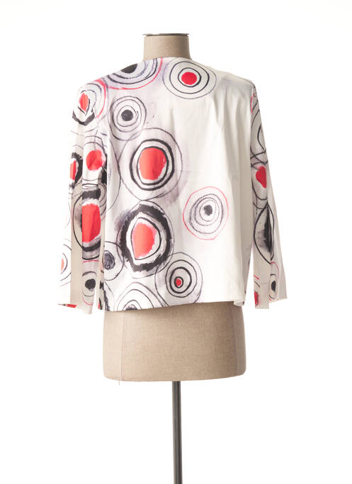 Veste casual blanc ANIMAPOP pour femme