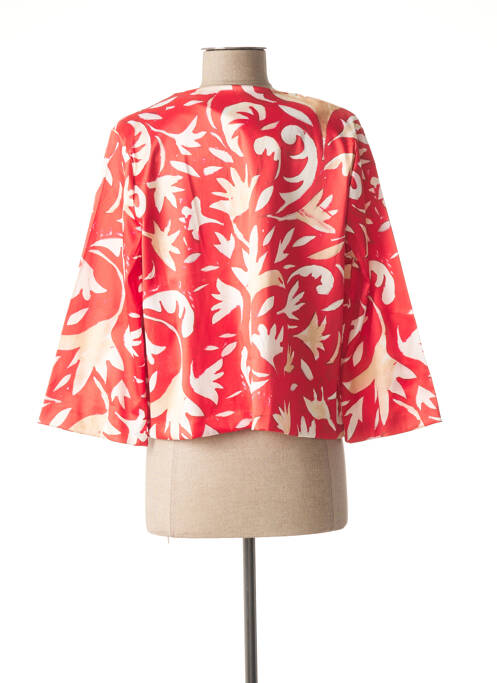 Veste casual rouge ANIMAPOP pour femme