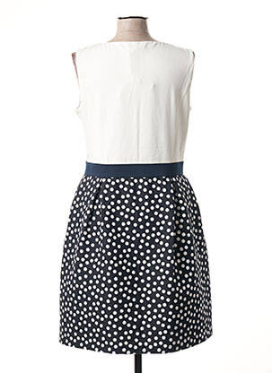 Robe mi-longue sans manche sans manche bleu POUSSIERE D'ETOLE femme