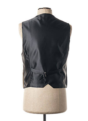 Gilet sans manche effet matière satinée marron JEAN DE SEY homme