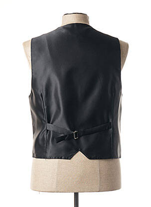 Gilet sans manche effet matière satinée gris JEAN DE SEY homme