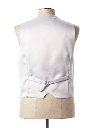 Gilet sans manche effet matière satinée gris ALTA ROCCA homme