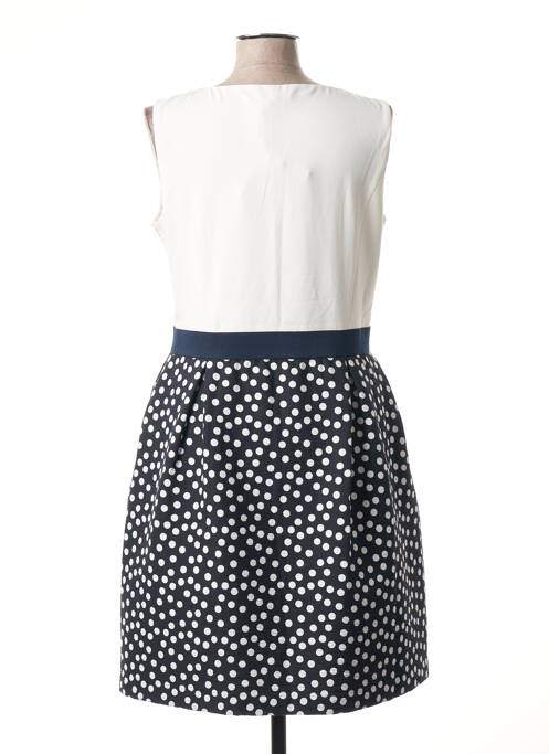 Robe mi-longue bleu POUSSIERE D'ETOLE pour femme