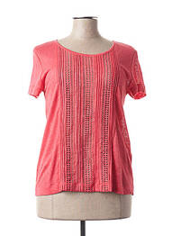 T-shirt imprimé fantaisie manches courtes rose GERARD DAREL femme