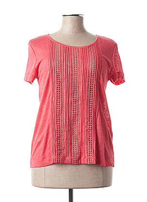 T-shirt imprimé fantaisie manches courtes rose GERARD DAREL femme