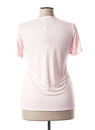 T-shirt imprimé fantaisie manches courtes rose ESCORPION femme