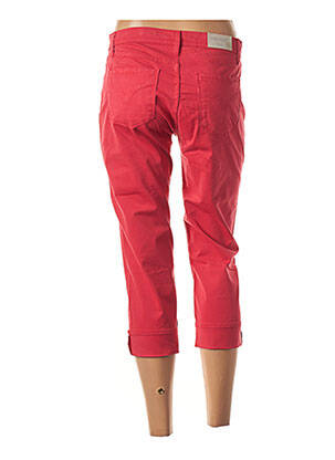 Pantacourt stretch taille normale rouge IMPAQT femme