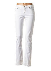 Pantalon blanc DENIM STUDIO pour femme seconde vue