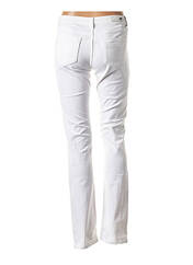 Pantalon blanc DENIM STUDIO pour femme seconde vue