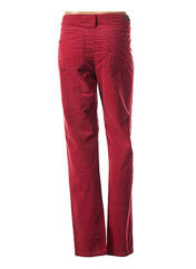 Pantalon rouge DENIM STUDIO pour femme seconde vue