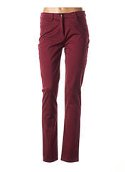 Pantalon rouge FLEUR DE SEL pour femme seconde vue