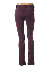 Pantalon violet DENIM STUDIO pour femme seconde vue