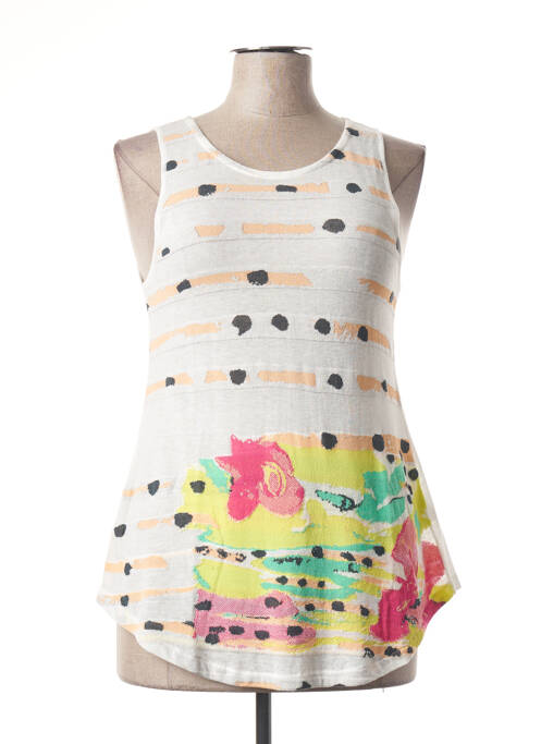 Top stretch sans manche blanc ALDOMARTINS femme