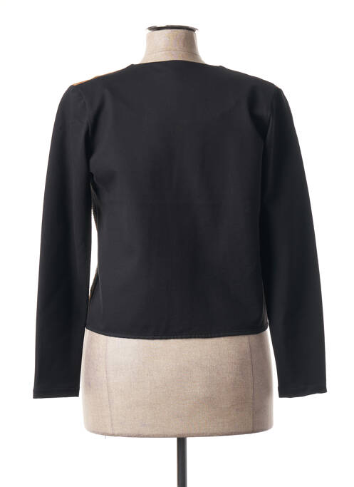 Gilet manches longues noir POUSSIERE D'ETOLE pour femme