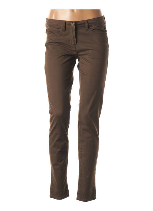 Pantalon marron SANDWICH pour femme