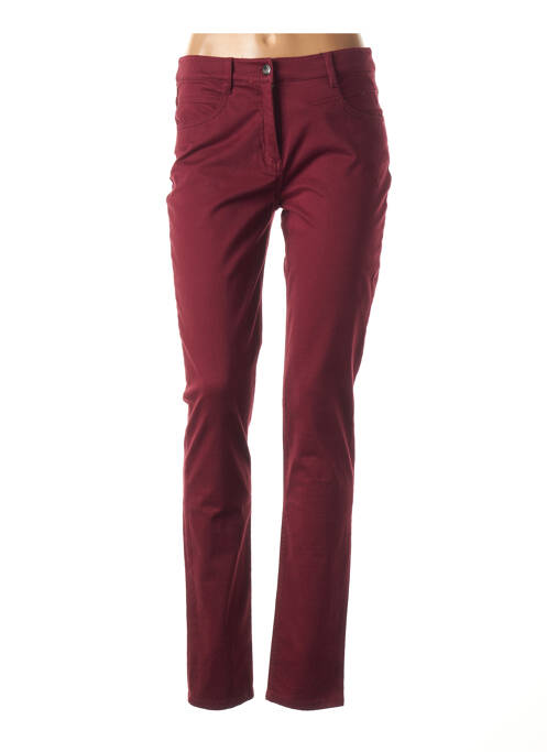 Pantalon rouge FLEUR DE SEL pour femme