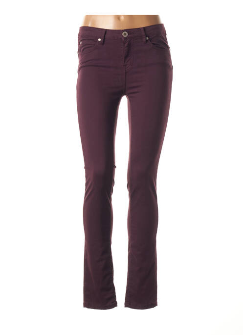 Pantalon violet DENIM STUDIO pour femme