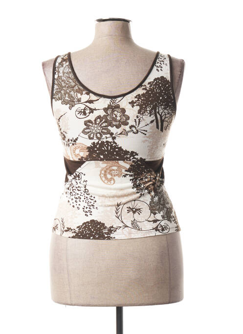 Top beige GARELLA pour femme