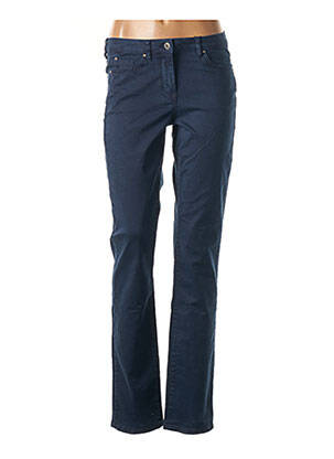 Jeans coupe slim broderie rivets taille normale bleu SANDWICH femme
