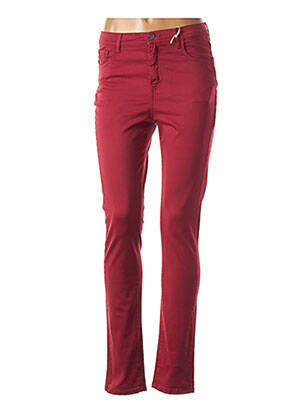 Pantalon taille haute taille haute rouge IMPACT femme