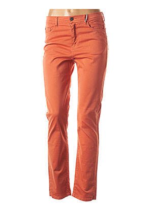Pantalon slim taille normale orange IMPACT femme