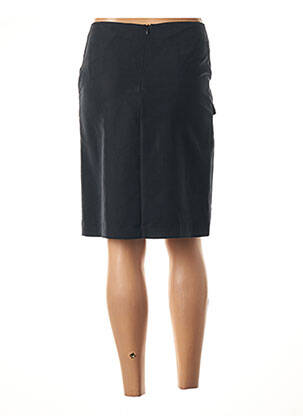 Jupe mi-longue taille normale noir ENTRACTE femme