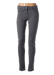 Jeans coupe slim gris SANDWICH pour femme seconde vue