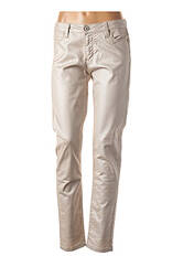 Pantalon beige DENIM STUDIO pour femme seconde vue