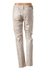 Pantalon beige DENIM STUDIO pour femme seconde vue