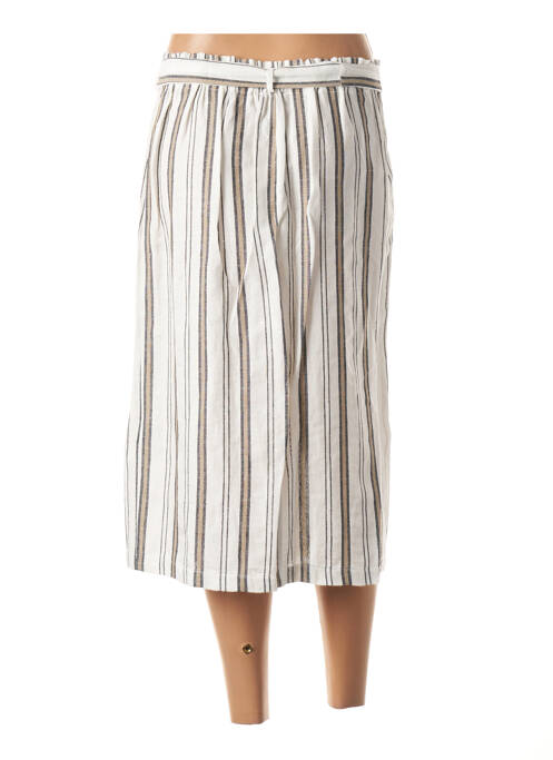 Jupe mi-longue marron SIGNE NATURE pour femme