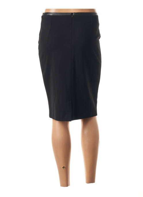 Jupe mi-longue noir PAUSE CAFE pour femme