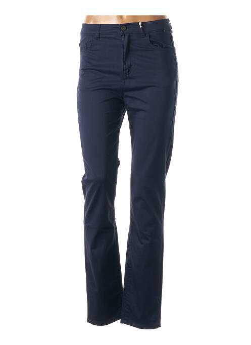 Pantalon droit bleu IMPACT pour femme