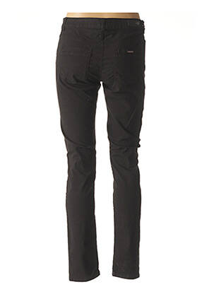 Pantalon slim taille basse noir DENIM STUDIO femme