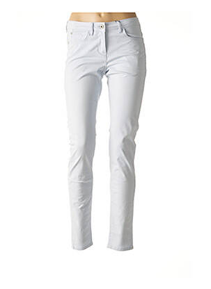 Pantalon broderie rivets taille basse bleu SANDWICH femme