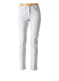 Pantalon broderie rivets taille basse bleu SANDWICH femme